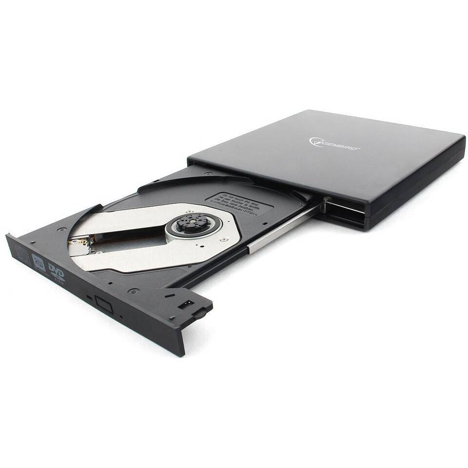 External optical drive Gembird DVD-USB-02 Black RTL - foto 3
