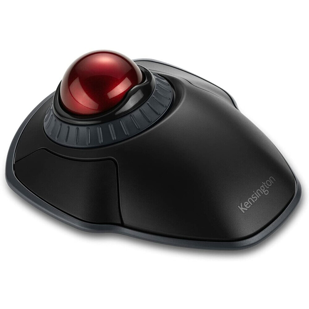 Trekbols Kensington Orbit Wireless Trackball with Scroll Ring Black - K70992WW