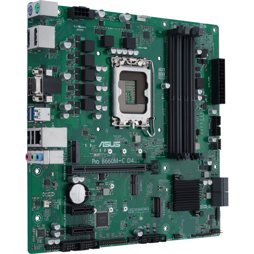 Pamatplate ASUS PRO B660M-C D4-CSM - foto 2