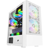 Datoru korpuss 1STPLAYER FIREBASE X4-M White (X4-M-WH-2F1P-W-1F1-W)