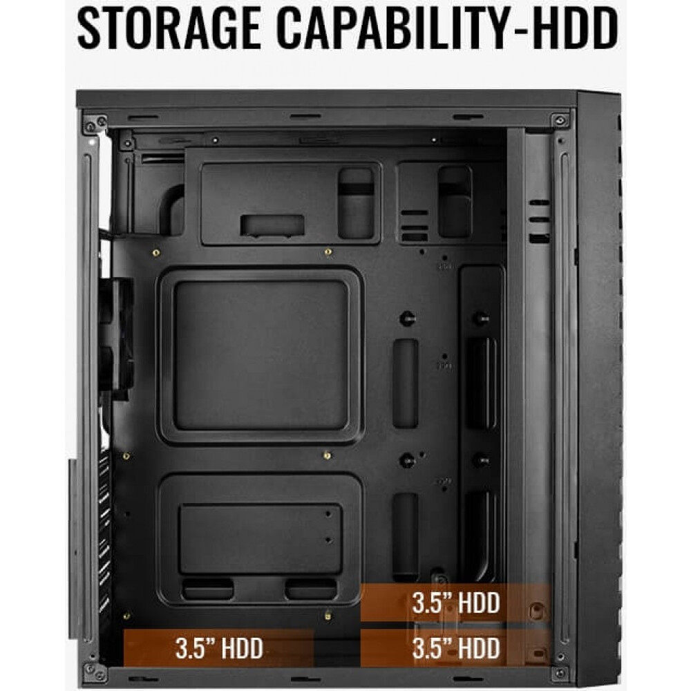Boîtier AeroCool Streak Black - EN58573/ACCM-PV19012.11 - photo 6
