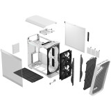 Datoru korpuss Fractal Design Torrent Compact White TG Clear Tint (FD-C-TOR1C-03)