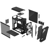 Datoru korpuss Fractal Design Torrent Compact RGB Black TG Light Tint (FD-C-TOR1C-02)