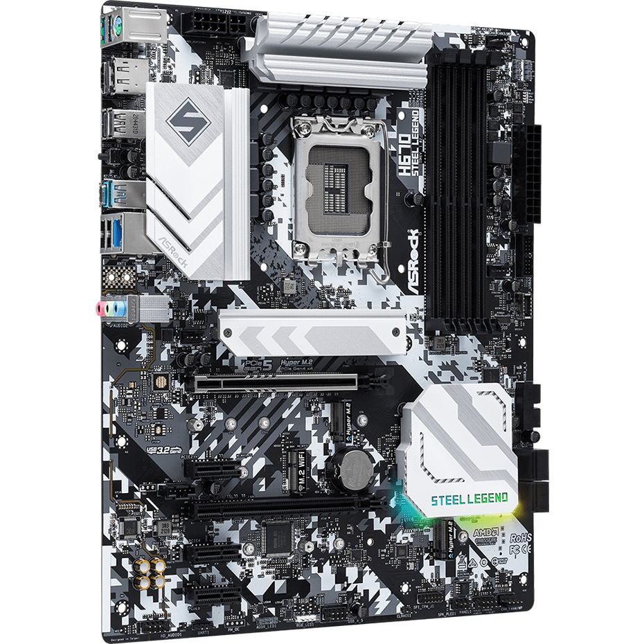 Pamatplate ASRock H670 Steel Legend - foto 3