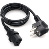 Barošanas kabelis Schuko - IEC-320-C13, 1m, Gembird PC-186-VDE-1M