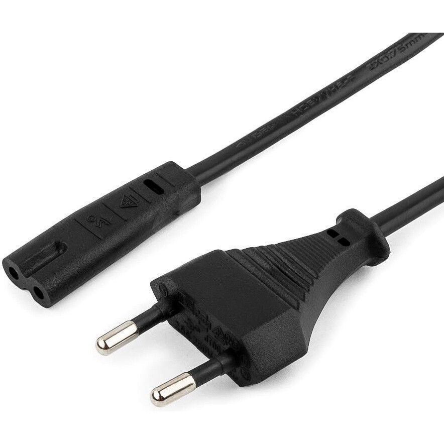 Barošanas kabelis GEMBIRD CEE 7/16 - IEC-320-C7, 1.8m (PC-184-VDE-1.8M) - PC-184-VDE-1.8М - foto 2