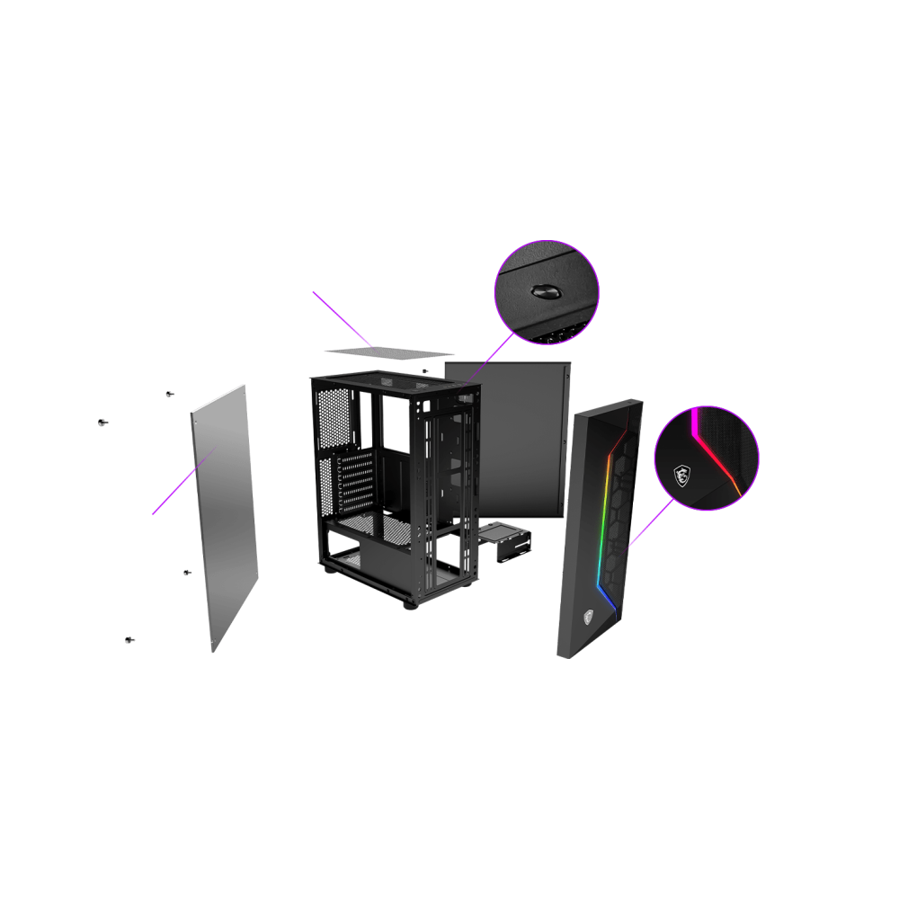 Datoru korpuss MSI MAG VAMPIRIC 100L - foto 7