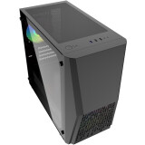 Datoru korpuss Powercase Alisio Micro X2B Black (PC_CAMIB_L2)