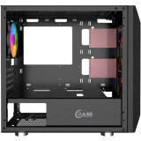 Datoru korpuss Powercase Alisio Micro X3B Black (PC_CAMIB_L3)