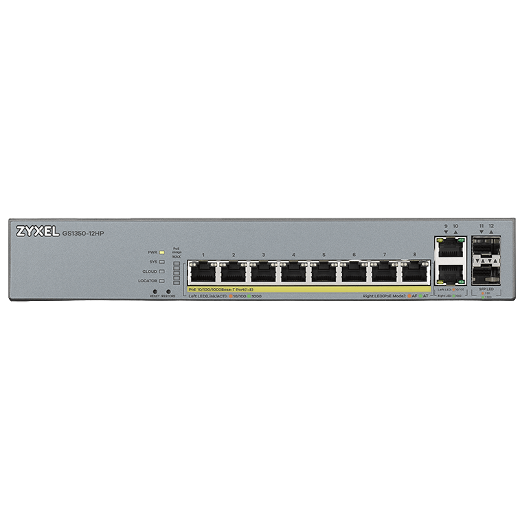 Commutateur (switch) Zyxel GS1350-12HP - GS1350-12HP-EU0101F - photo 2