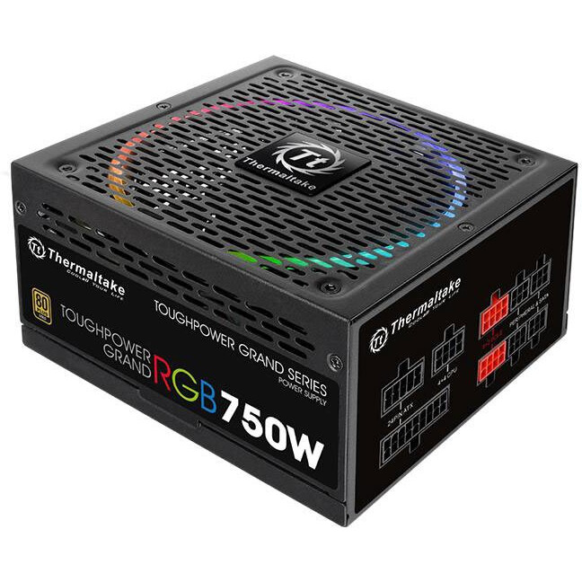 Barošanas bloks 750W Thermaltake ToughPower Grand RGB (PS-TPG-0750FPCGEU-R)
