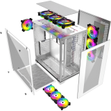 Datoru korpuss Powercase Vision White (PC_CVWA_L4)