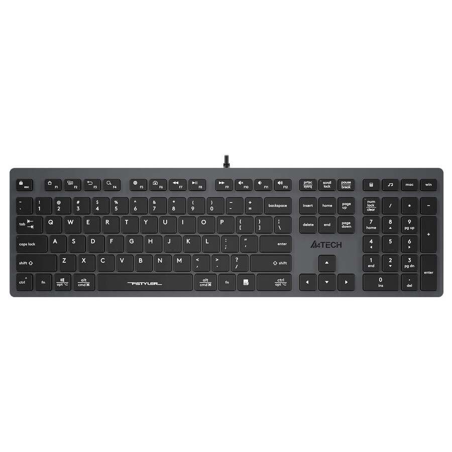 Tastatūra A4Tech Fstyler FX50 Grey