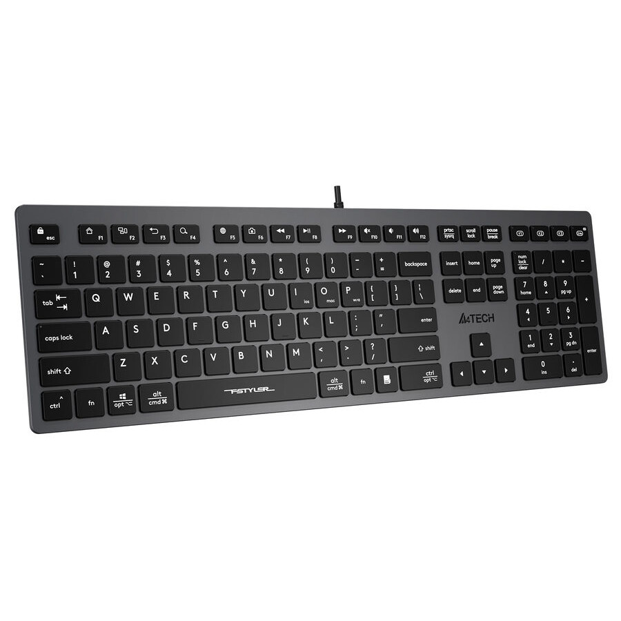 Tastatūra A4Tech Fstyler FX50 Grey - foto 2
