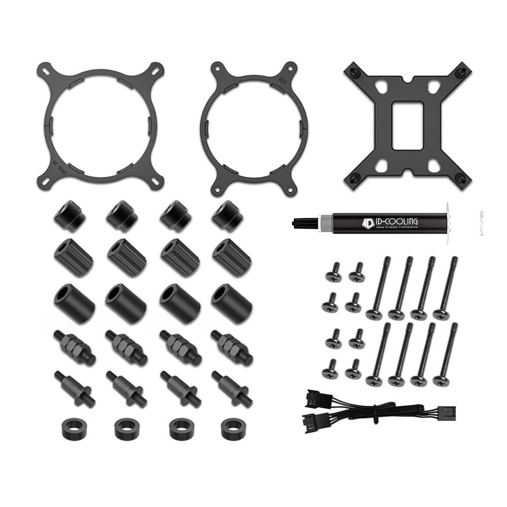 Ūdens dzesētājs ID-COOLING FROSTFLOW 240 XT Snow - foto 6