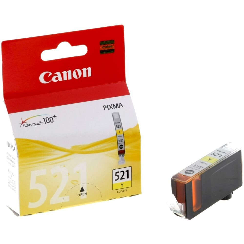 cartouche Canon CLI-521 Yellow - 2936B001/2936B004