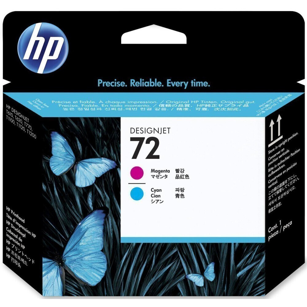 tête dimpression HP C9383A (№72) Magenta/Cyan