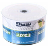 Disks CD-R Verbatim 700Mb 52x Pack Wrap Printable (50pcs) (69206)