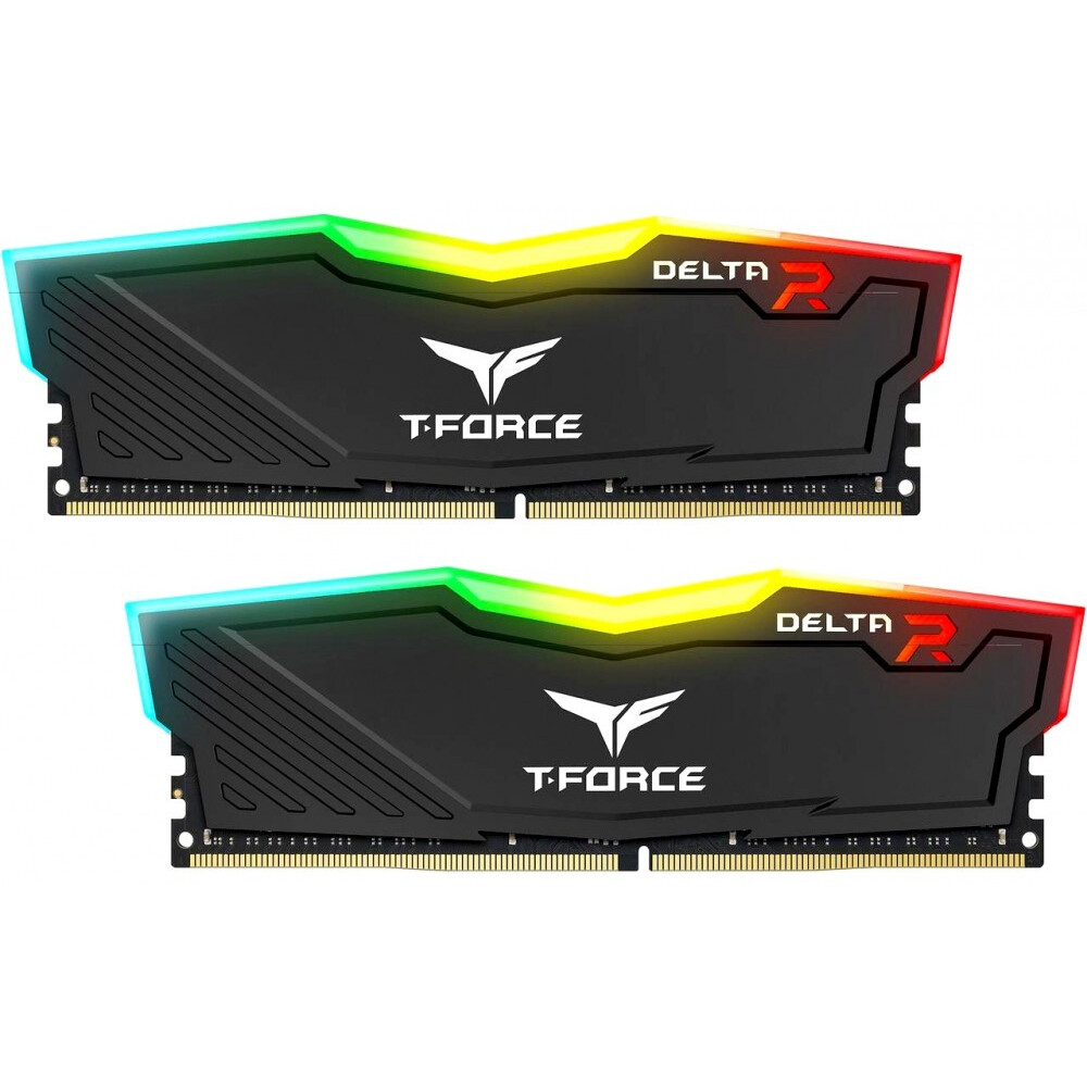 Operatīvā atmiņa 64Gb DDR4 3200MHz Team T-Force Delta RGB (TF3D464G3200HC16CDC01) (2x32Gb KIT)