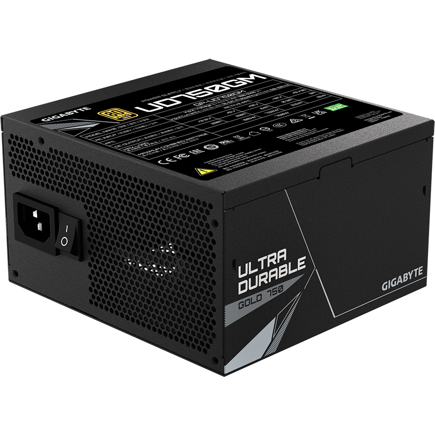 Barošanas bloks 750W Gigabyte GP-UD750GM - foto 2