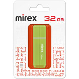USB zibatmiņa 32Gb Mirex Line Green (13600-FMULGN32)