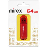 USB zibatmiņa 64Gb Mirex Candy Red (13600-FMUCAR64)