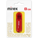 USB zibatmiņa 8Gb Mirex Candy Red (13600-FMUCAR08)