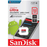 La carte mémoire 32Gb MicroSD SanDisk Ultra (SDSQUA4-032G-GN6MN)