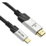 Câble USB Type-C - HDMI, 1.8m, VCOM CU423MCV-1.8M