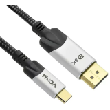 Kabelis USB Type-C - DisplayPort, 1.8m, VCOM CU422MCV-1.8M