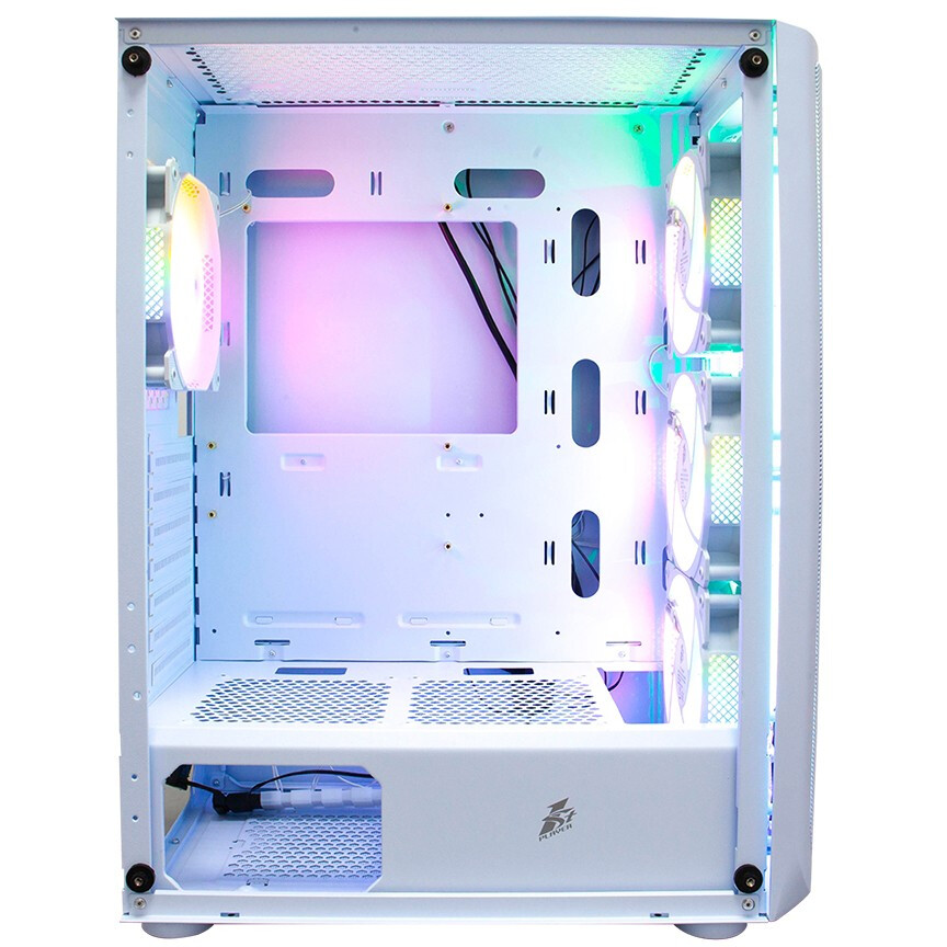 Datoru korpuss 1STPLAYER FIREBASE X4 White - X4-WH-4F1-W - foto 2