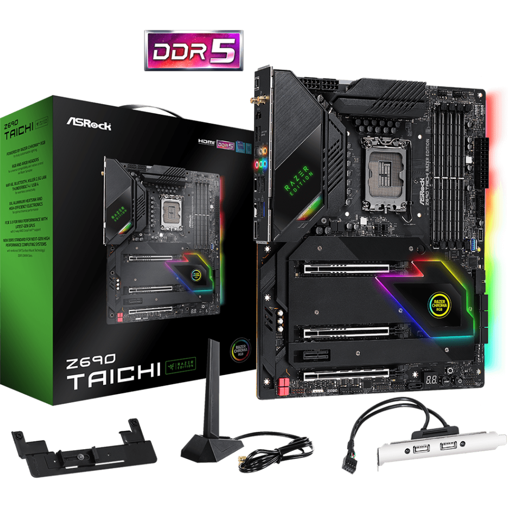 Pamatplate ASRock Z690 Taichi Razer Edition - foto 6
