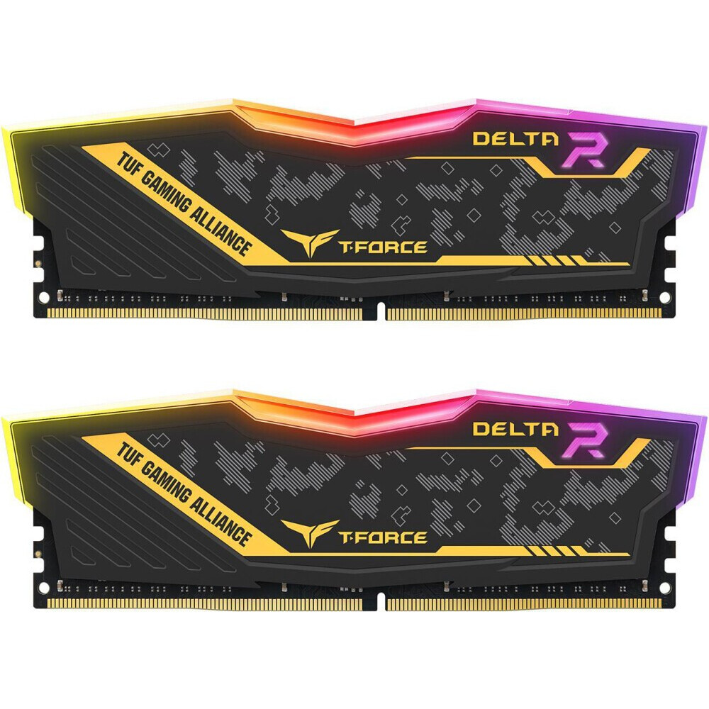 Operatīvā atmiņa 64Gb DDR4 3200MHz Team T-Force Delta RGB (TF9D464G3200HC16FDC01) (2x32Gb KIT)